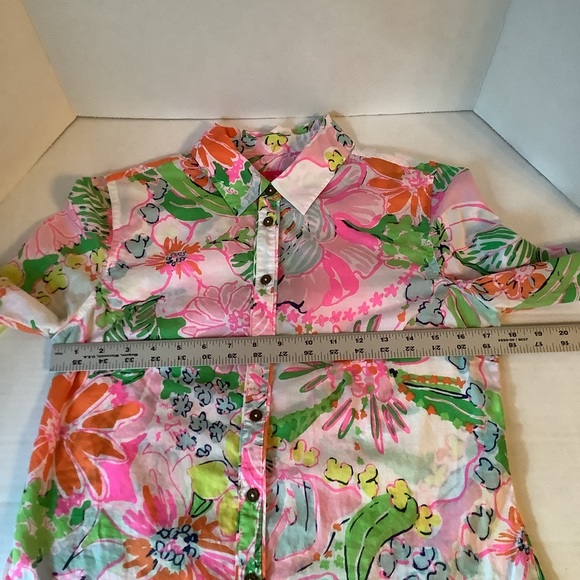 Lilly Pulitzer For Target Long Sleeve Button Down Top Size Small - Picture 14 of 16